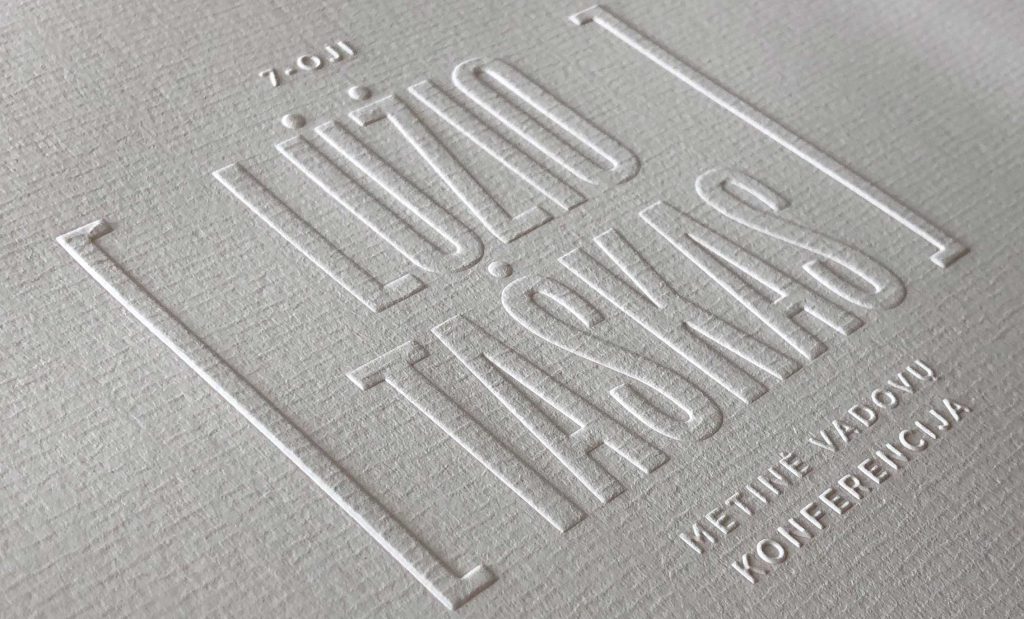 Embossed paper Surface