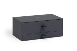 Drawer Box with Ribbon Pull Tab 